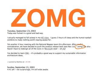 What does ZOMG have to
    do with insight?
 