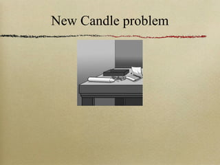 New Candle problem
 