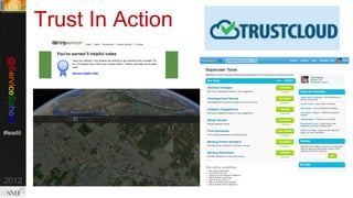 @servicesphere
http://bit.ly/re

#Pink13

Trust In Action

12

© Copyright 11/7/13 BMC Software, Inc

 