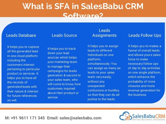 salesbabu lead management software system a lead tracker lead tracker