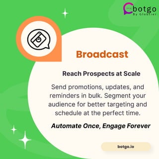 Botgo Lead Management using WhatsApp - Botgo | PDF