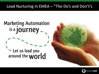 Lead Nurturing in EMEA – “The Do’s and Don’t’s 