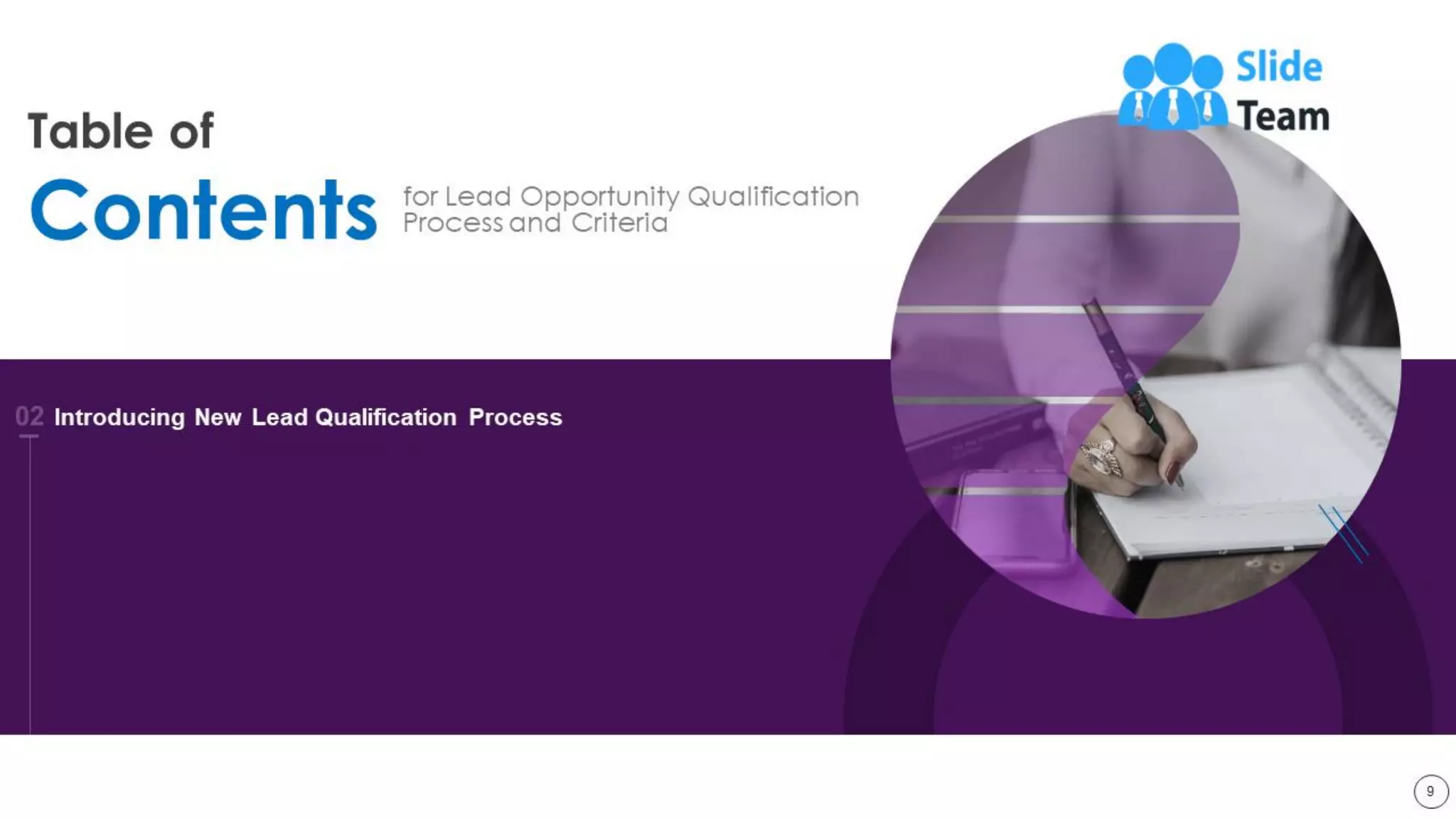 Lead Opportunity Qualification Process And Criteria Powerpoint Presentation Slides
