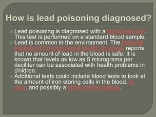 Lead poisoning | PPT
