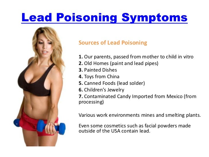 Lead poisoning symptoms