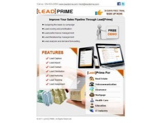 LeadPrime lead management for various business domains