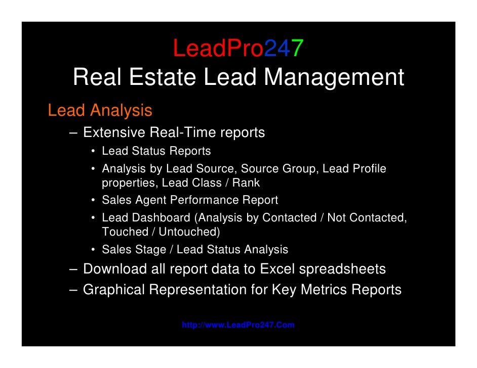 real estate lead distribution and tracking software