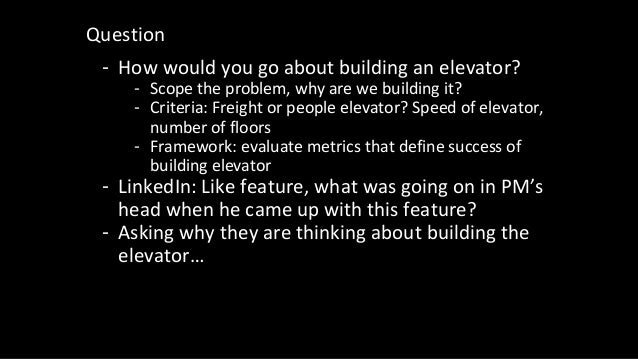 define success interview question