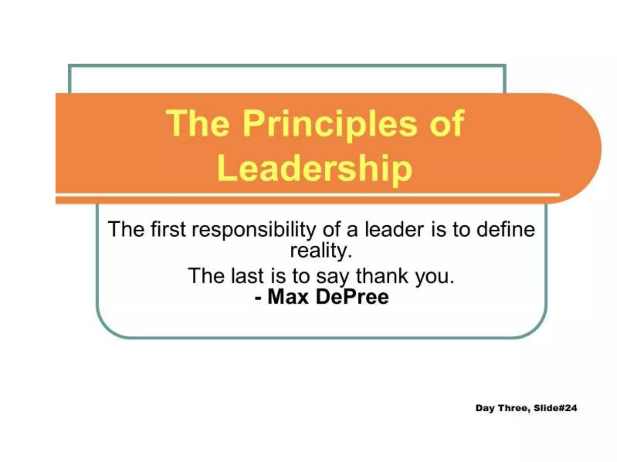 Leadrship training homedepot