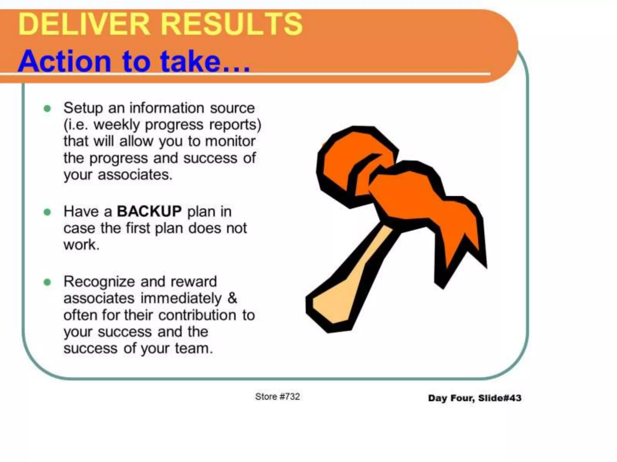 Leadrship training homedepot