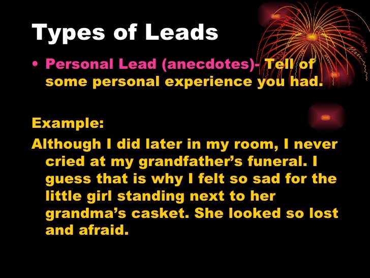 leads types of leads