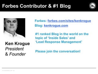Lead Generation Methods 2013 & Market Size Study: Ken Krogue ...