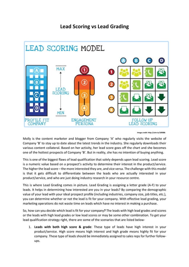 Lead Scoring vs Lead Grading PDF