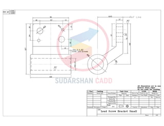 Designed By
Title
Deviation
Nominal
Scale
Approved By
Checked By
Drawn By
Guage
Stock-Size
Quantity Semi-Product
Net wt.
No.
Off
Used in
Sheet
Alterations Date Sign
Model No.
Hardness
Net.wt. kg
Date
Material
Sign Case Depth
Stock wt. kg
Pattern Total
 