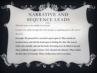 LEAD SENTENCES | PPTX
