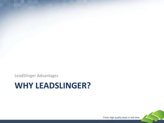 Leadslinger raises the barAn Amazing Difference