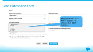 Lead Submission Form
Please submit a lead
that is expected to
close within 6 to 9
months.
 