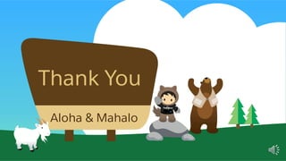 Thank You
Aloha & Mahalo
 