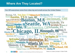 Where Are They Located?
Our HR executives come from cities big and small across the United States.
Leadtail Your Online Ma...