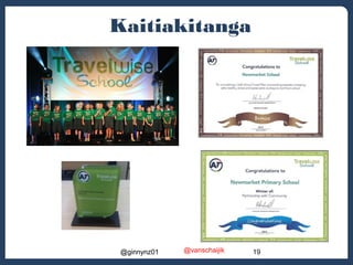 Kaitiakitanga 
@vanschaijik 
@ginnynz01 19 
 