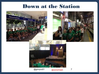 Down at the Station 
@ginnynz01 @vanschaijik 7 
 