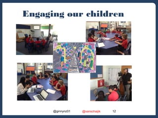 Engaging our children 
@ginnynz01 @vanschaijik 12 
 