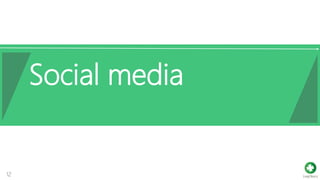 Subtitle subtitle
12
Social media
 