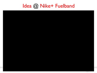 Idea @ Nike+ Fuelband
 
