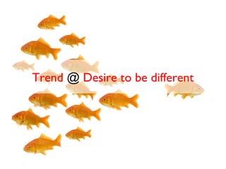 Trend @ Desire to be different
 