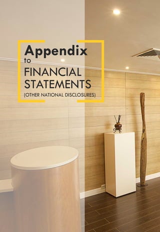 (OTHER NATIONAL DISCLOSURES)
Appendixto
FINANCIAL
STATEMENTS
 