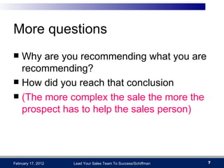 Lead Your Sales Team To Success | PPT