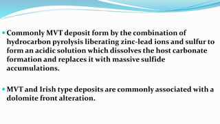 Lead And Zinc Deposits