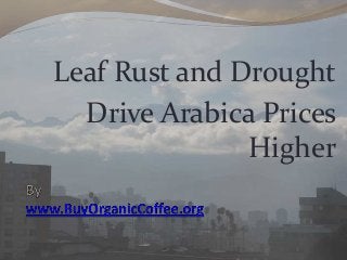Leaf Rust and Drought
Drive Arabica Prices
Higher
 
