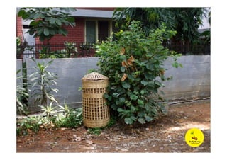 Leaf composters in Use