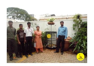 Leaf composters in Use