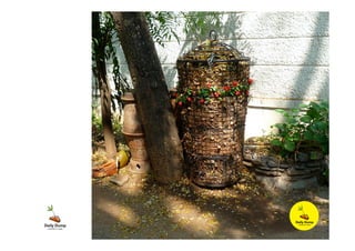 Leaf composters in Use