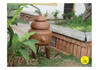 Leaf composters in Use