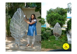 Leaf composters in Use