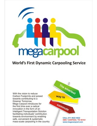 Megacarpool brochure 