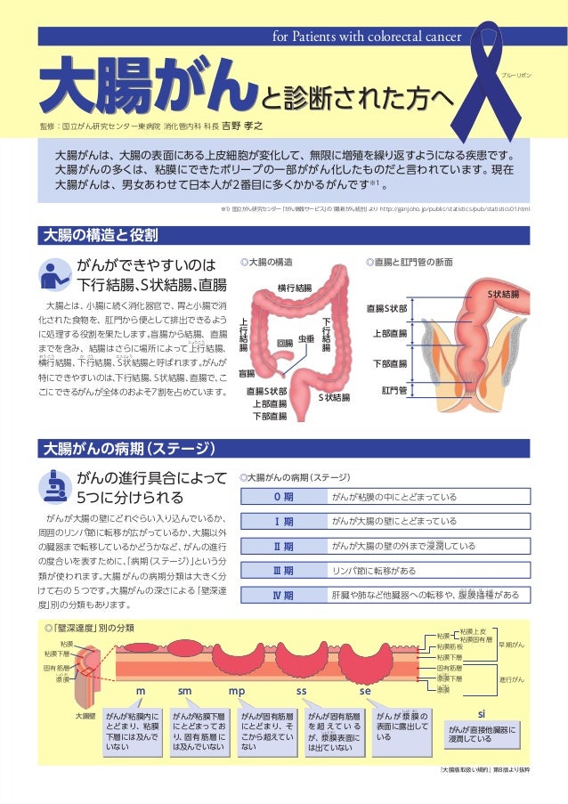 大腸がん小冊子「大腸がんと診断された方へ」大腸がん小冊子「大腸がんと診断された方へ」