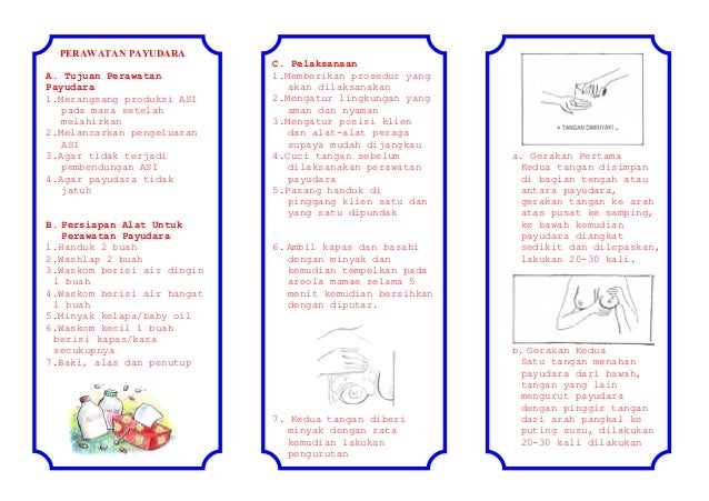 Leaflet perawatan payudarah