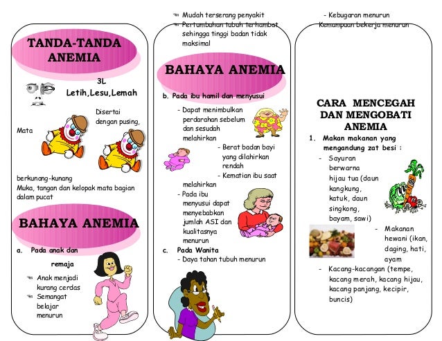 20+ Ide Pamflet Anemia Ibu Hamil Little Duckling Blog