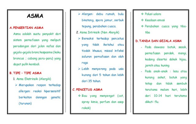 Leaflet asma 