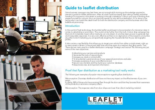leaflet distribution guide direct flyer distributors
