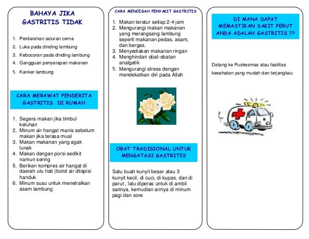 Leaflet gastritis akper pemda muna