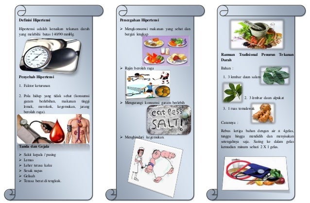 Leaflet hipertensi akper3 Leaflet hipertensi akper3