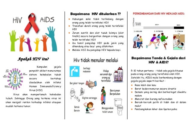 Leaflet hiv aids s