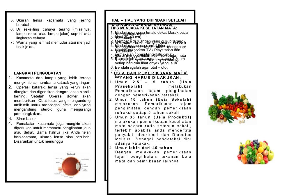 Leaflet Katarak