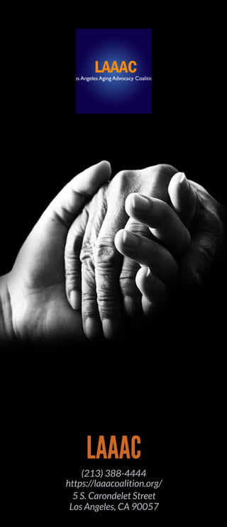 LAAAC
(213)388-4444
https://laaacoalition.org/
5 S.Carondelet Street
LosAngeles,CA90057