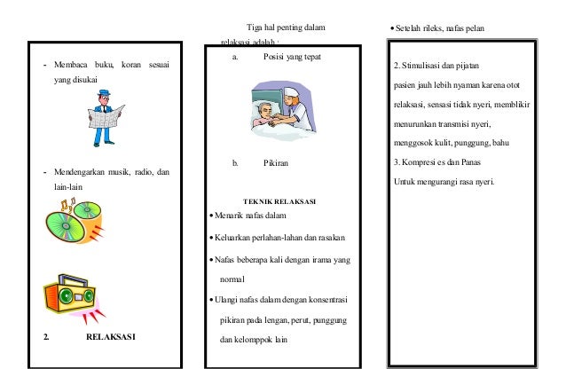 Leaflet Teknik Relaksasi Nafas Dalam Siti